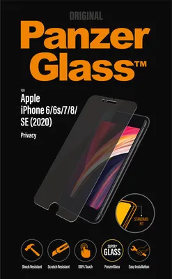 Produktbild von PanzerGlass SP iPhone 6/6s/7/8/SE 2020/2022 SF Privacy