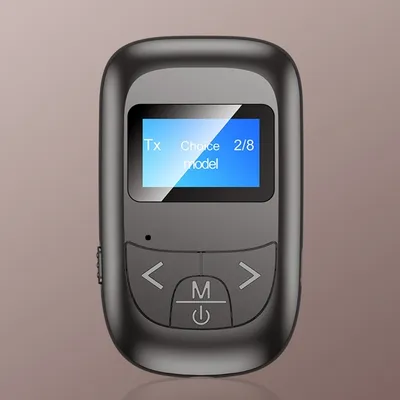 Immagine prodotto di T-14 Bluetooth 5.0 2 V 1 LCD Display digitale Adattatore Bluetooth Ricevitore Trasmettitore [Nero]