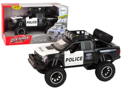 Obrázek produktu pro Policejní terénní vůz se zvukem a světlem