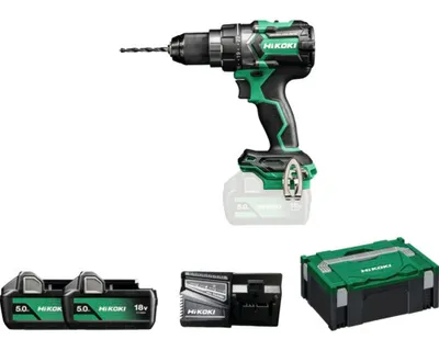 Immagine prodotto di Trapano avvitatore Hikoki 18v ds18dcwpz 140nm 2x5.0ah bl hitsystem