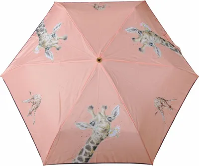 Produktbild von Wrendale Designs Taschen-Regenschirm Giraffe