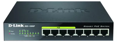 Obrázok produktu pre D-Link Dgs1008P/E Gigabit Max Poe Switch