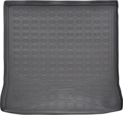 Image de Tapis De Coffre en Caoutchouc TPE Pour BMW 5 Series G30 2017-2023 Sedan, Bord Haut, Noir, Antidérapant, Toutes Saisons