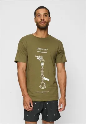 Obrázek produktu pro Pánské tričko Mr. Tee Depresso Tee olive - XL