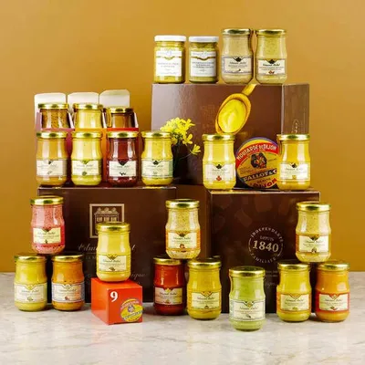 Produktbild von Fallot House Adventskalender mit 24 Senf-Datteln - Der Gourmetkalender