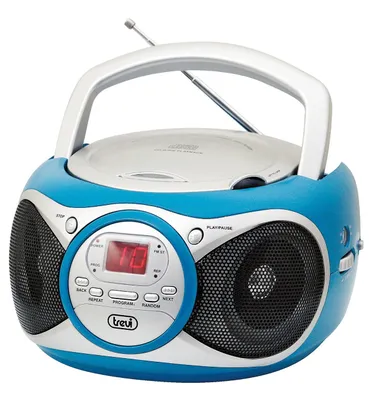 Produktbild von Trevi CD 512, Blau, 1 Disks, AM, FM, LED, Rot, CD, CD-R, CD-RW