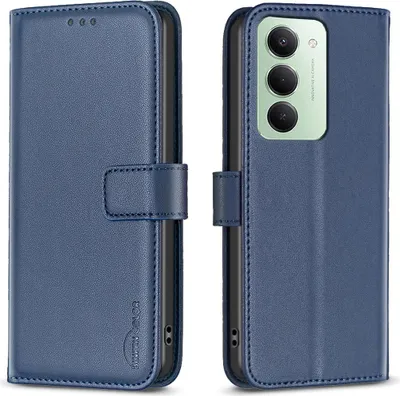 Produktbild von Xiaomi Redmi 15 5G Hülle - BINFEN Klapphülle - Blau