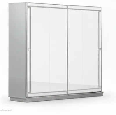 Image de Armoire spacieuse au design moderne offrant un grand espace de rangement