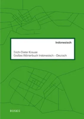 Produktbild von Großes Wörterbuch. Indonesisch-Deutsch