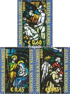 Produktbild von Briefmarken Vatikanstadt 2006 Mi 1566-1568 (kompl.Ausg.) postfrisch Weihnachten