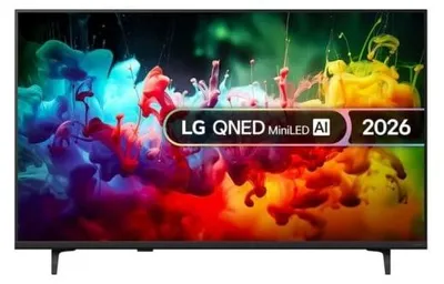Produktbild von LG QNED 43QNED72B6B, 109,2 cm (43"), 4K Ultra HD, QNED, Smart-TV, Schwarz