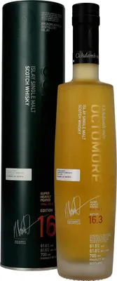 Produktbild von Bruichladdich Octomore 16.3 - 5 Jahre - Bourbon, Sauternes & PX-Sherry Casks - Super Heavily Peated - Single Malt Scotch Whisky - Single Malt Whisky