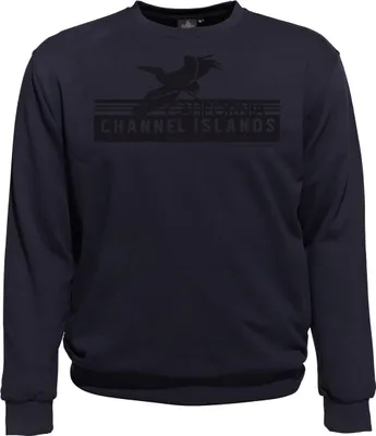 Produktbild von Übergrößen Sweatshirt AHORN SPORTSWEAR Channel Island schwarz Navy 8XL