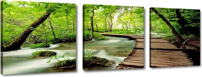 Obrázek produktu pro Obraz 150 x 50 cm na plátně příroda 4216 - Obrazy/nástěnný obraz/umělecký tisk jsou již zarámované