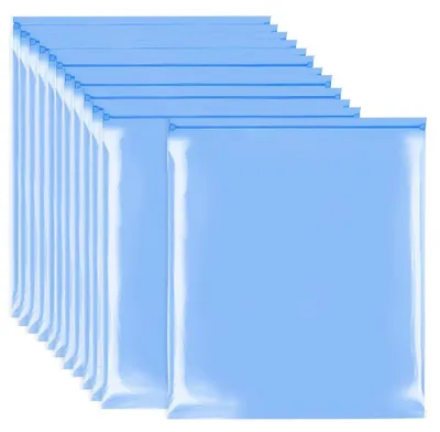 Produktbild von Solidchoice – Set mit 100 transparenten Reißverschlussbeuteln, 26 x 31 cm
