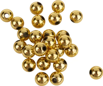 Produktbild von VBS Wachsperlen, Ø 10 mm, 26 Stück Gold