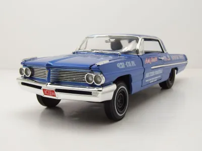 Produktbild von Auto World 23 Pontiac Catalina HT Legends 1962 blau 1:18