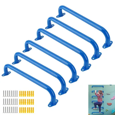Immagine prodotto di Set di 6 robuste maniglie per parchi giochi, adatte per strutture da arrampicata