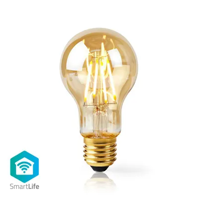 Produktbild von Nedis WIFILF10GDA60, 5 W, E27, 500 lm, 20000 h, Warmweiß