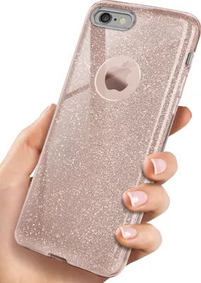 Produktbild von GLITTER-Case für iPhone 6s / iPhone 6, Farbe:Gloss - Rosé