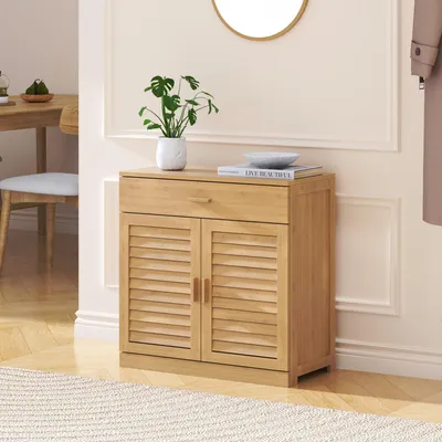 Immagine prodotto di Scarpiera "Aarela" con cassetto e 2 ante 67 x 66 x 34 cm in bambù