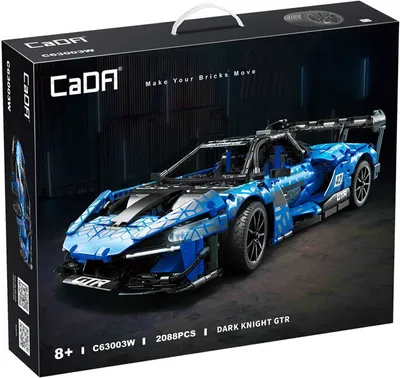 Produktbild von Cada Dark Night Gtr 2088 Stücke Konstruktion Spiel Blau  Blau One Size