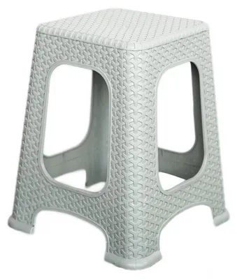 Produktbild von 5 Stück Hocker aus Kunststoff - Universell für Camping, Garten und Zuhause - Mint, 45 x 38 cm