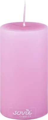 Produktbild von Sovie CANDLES Stumpenkerze in Violett Ø 50 mm x H 100 mm, Brenndauer 28 Std. - 12 Stück