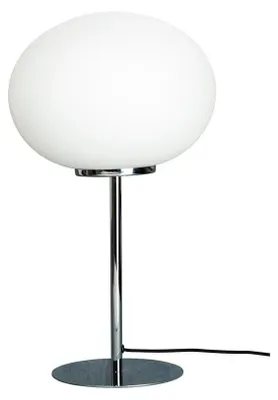 Produktbild von Tischlampe, Tischleuchte, Nachttischlampe, Schreibtischlampe, LED Leselampe, Queen Opal Chrom
