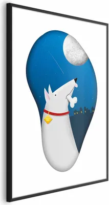 Produktbild von Posterpapier Poster - Dog Dreams 40x60 cm Für Kinder g-A-0180-ao-a