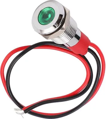 Immagine prodotto di Lampadina LED metallica verde da 10 mm, impermeabile, 220 V