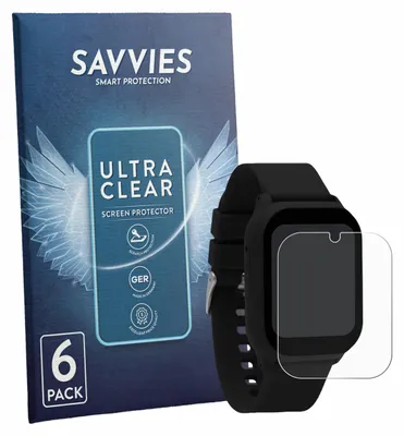 Produktbild von 6x Für One2Track Connect You Schutzfolie Savvies Displayschutz Display Schutz Folie Klar Transparent