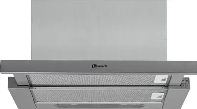 Produktbild von Bauknecht DBAH 64 LM X Flachschirmhaube, Abluft/Umluft, max. 448 m³/h, 59,8 cm Breite, Metall-Filter, 3 Gebläsestufen, 62 dB