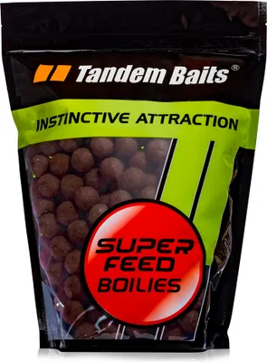 Produktbild von Tandem Baits Heilbutt & Strawberry Karpfen-Boilies, Leckere Boilies für Karpfen Angeln ohne Mühe, Köder zum Große-Fische-Angeln, Karpfenzubehör für Profis & Hobby-Angler 18 mm 1 kg
