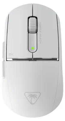 Produktbild von Turtle Beach Burst II Pro – Kabellose 2,4-GHz-E-Sport-Gaming-Maus: 8.000 Hz Abfragerate, ultraleichte 57 g, 150 Stunden Akkulaufzeit, Optical-Tasten-Switches, optischer Sensor, Weiß, Beidhändig, Optisch, RF Wireless + Bluetooth + USB Type-A, 30000 DPI, 25 ms, Schwarz