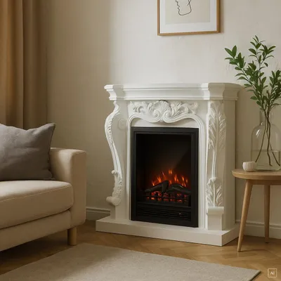 Produktbild von abc HOME | Elektrischer Kamin | Fernbedienung | Heizfunktion | Flammeneffekt