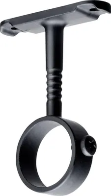 Produktbild von Hettich Schrankrohrmittelträger für runde Schrankrohre Ø 25 mm schwarz