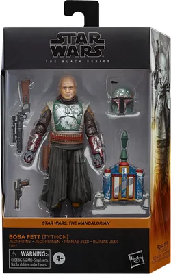 Produktbild von Hasbro - Star Wars The Black Series Boba Fett (Tython) Jedi-Ruinen
