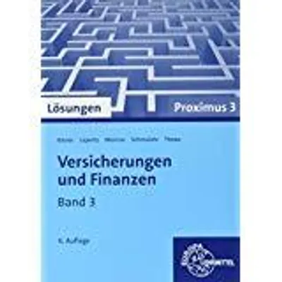 Immagine prodotto di Lösungen zu 77202 - Versicherungen und Finanzen (Proximus 3)/3