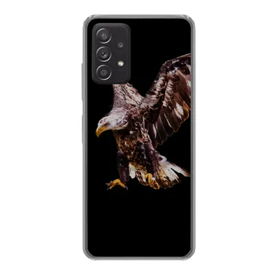 Produktbild von MuchoWow® Handyhülle Schutzhülle Hülle für Samsung Galaxy A53 5G Adler - Vogel - Federn Silikon Softcase Handy Hülle - Schutzabdeckung