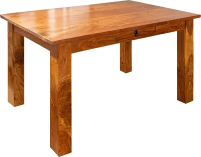 Image de MASSIVMOEBEL24 | Table à manger 120x85 Acacia laqué Miel OXFORD #0111