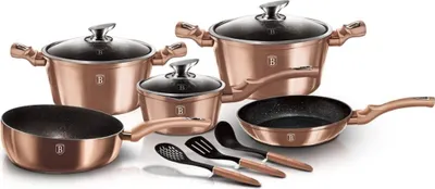 Produktbild von Berlinger Haus Bh-6160 Roségold Granit-Topfset, 13-Teilig