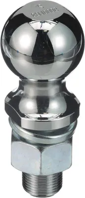 Image de Attelage pour remorque de bateau - Attelage à boule - Acier poli - 51 mm - 1 590 kg - Couleur argent