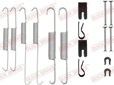 Produktbild von QUICK BRAKE Zubehörsatz Bremsbacken 105-0854 Hinten für TOYOTA HILUX III Pick-up (TGN1, GGN2, GGN1, KUN2, KUN1)