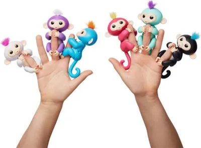 Produktbild von Cenocco Fingerspielzeug Happy Monkey Türkis