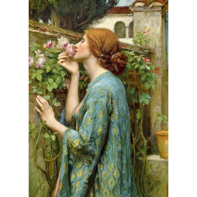Productafbeelding van ENJOY Puzzel: John William Waterhouse - De ziel van de roos, 1000 stukjes