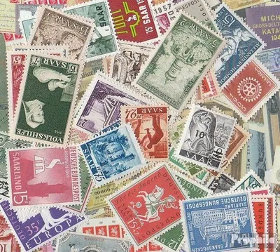 Produktbild von Briefmarken Saarland 50 verschiedene Marken postfrisch