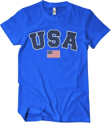 Produktbild von USA Varsity T-Shirt - Medium - Blue