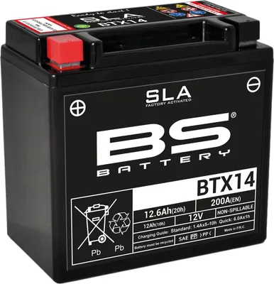 Produktbild von BS BATTERY SLA Wartungsfreie Batterie Werkseitig aktiviert - BTX14