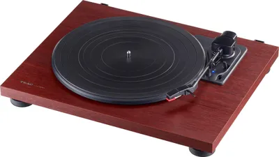 Produktbild von TEAC TN-180BT-A3, Audio-Plattenspieler mit Riemenantrieb, Halbautomatisch, Schwarz, Kirsche (Frucht), MDF-Platten, Kunststoff, 33 1/3,45,78 RPM